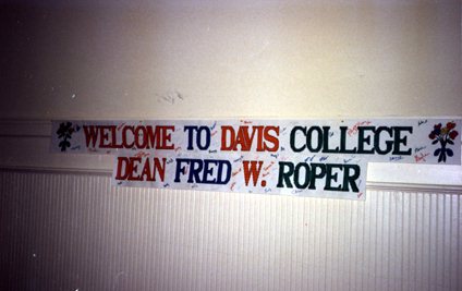 Fred's arrival as Dean was a banner event!