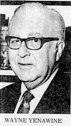a newspaper picture of Dean Yenawine