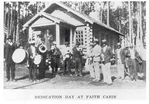 Dedication of Faith Cabin Library